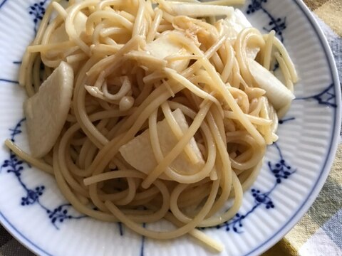 長芋とえのきのポン酢パスタ